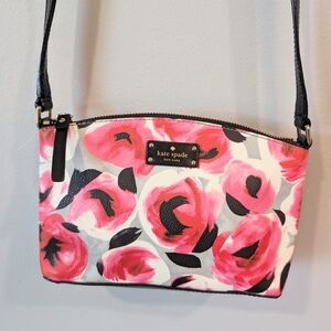 Kate Spade Pink Floral Crossbody Bag
